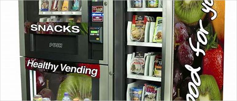 Healthy snacks vending machine